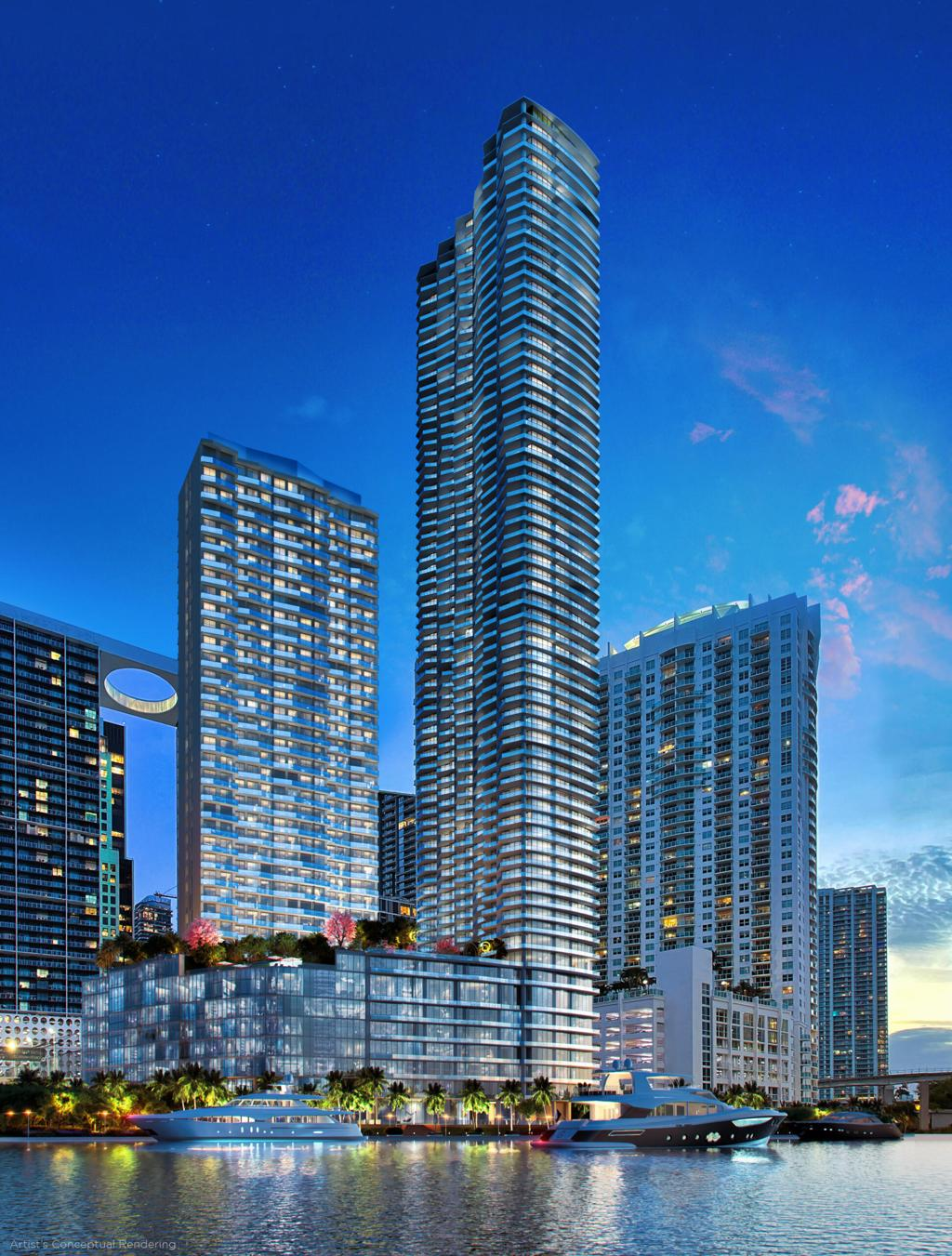 Baccarat Residences Miami neighborhood setting