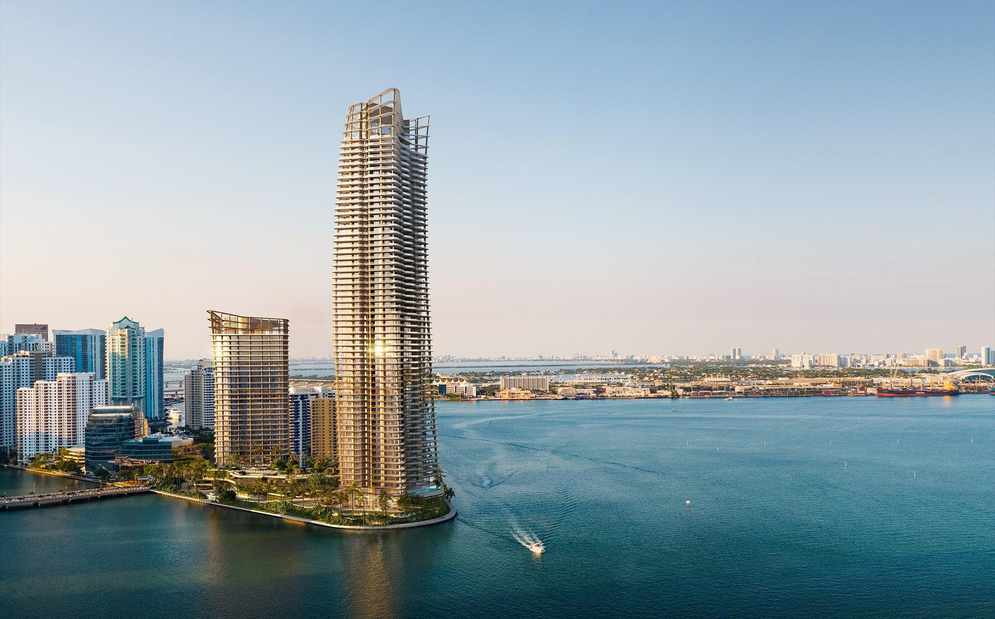 Mandarin Oriental Residences, Miami neighborhood setting